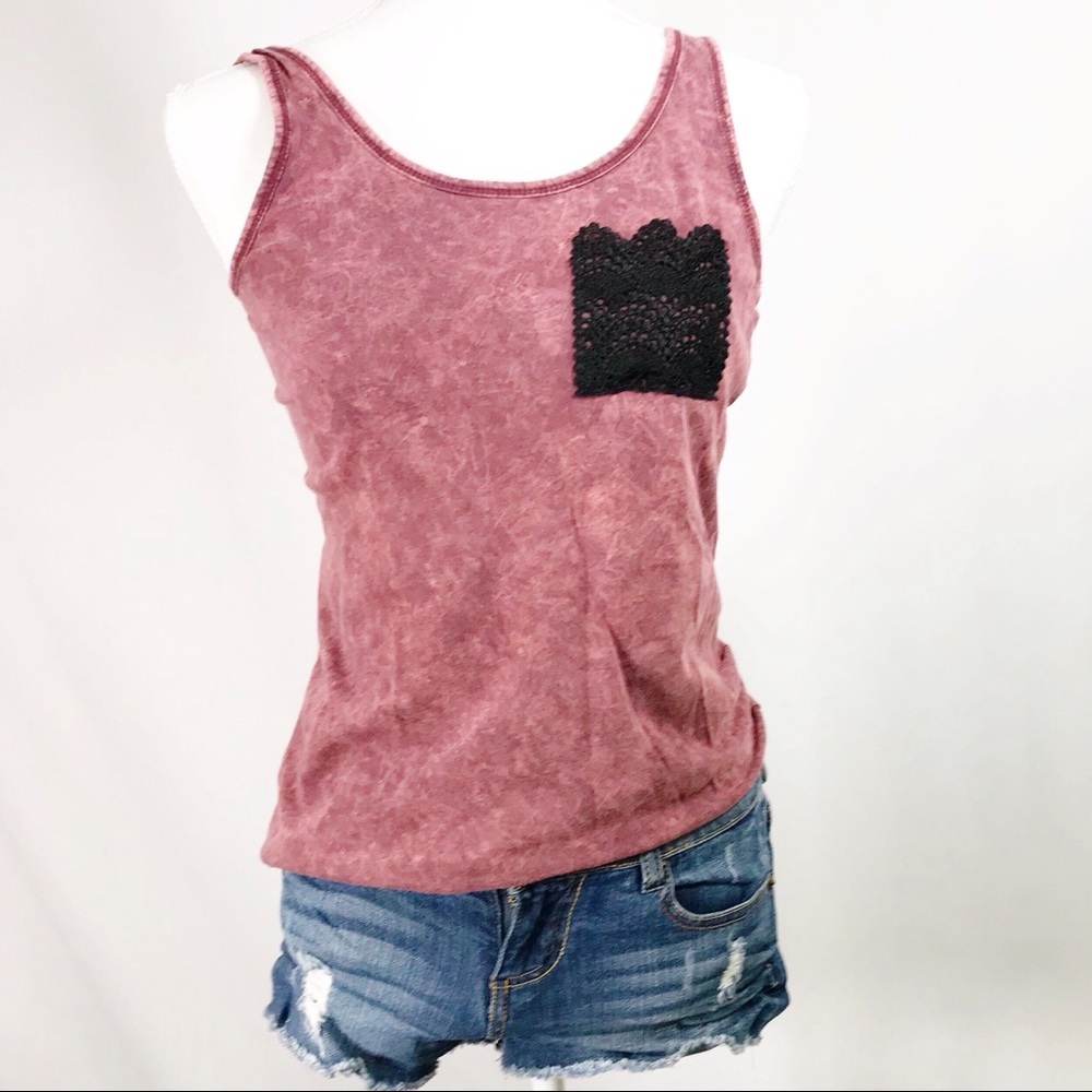 L.O.L. Vintage Tank Lace Pocket XS